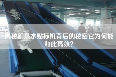 揭秘礦泉水貼標機背后的秘密它為何能如此高效？