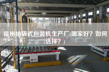 福州給袋式包裝機生產廠(哪家好？如何選擇？)