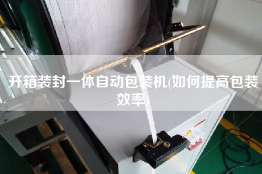 開箱裝封一體自動(dòng)包裝機(jī)(如何提高包裝效率)