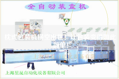 枕式包裝機橫空出世！讓包裝變得如此簡單！