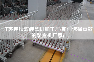 江蘇連續(xù)式裝盒機(jī)加工廠(如何選擇高效的裝盒機(jī)廠家)